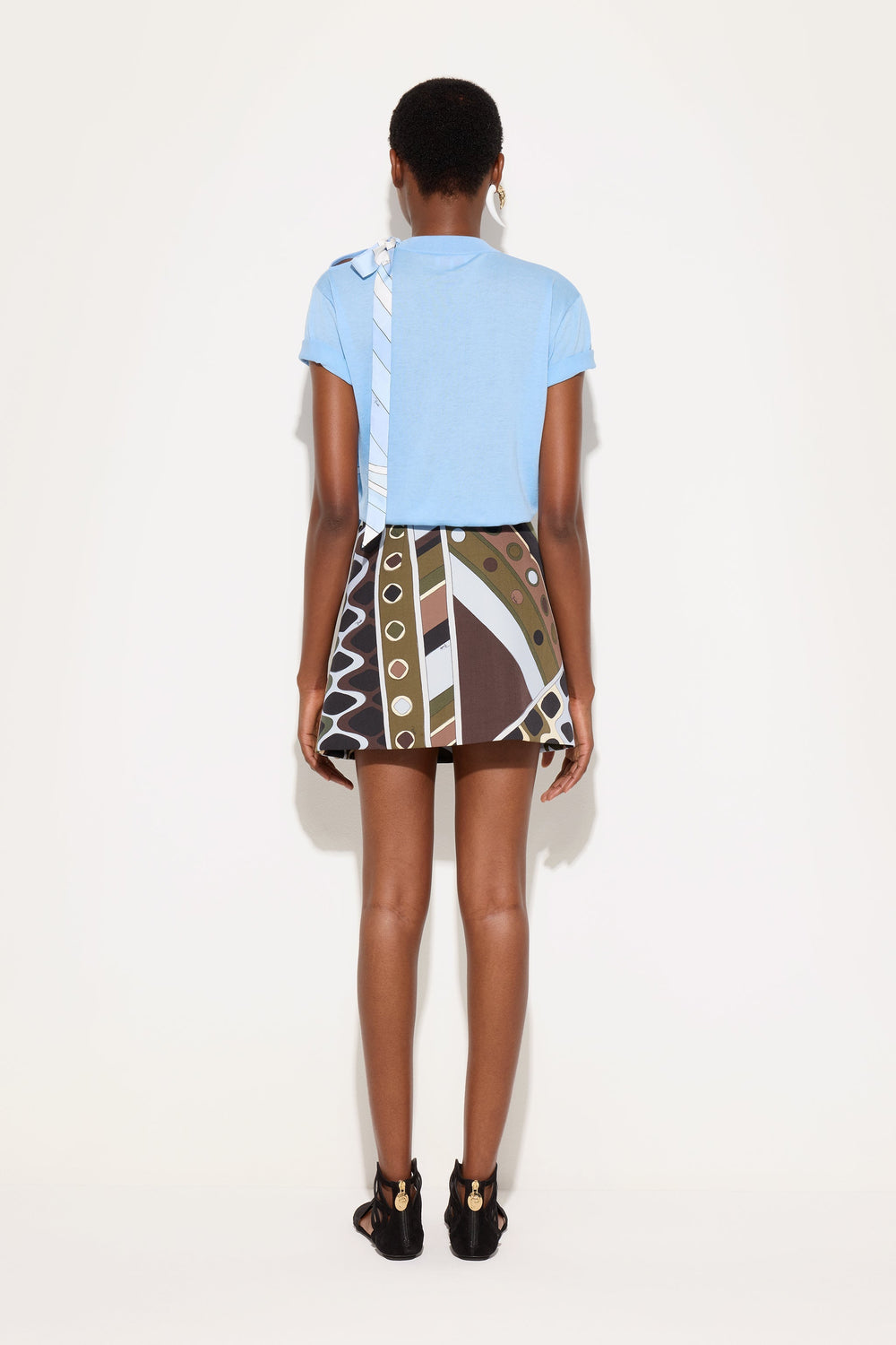 Pucci Silk Detail T-Shirt