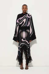 Pucci Cropped Sweater with Marmo Inlay