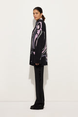 Pucci Oversized Cardigan with Marmo Inlay