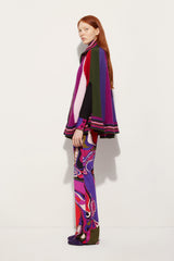 Pucci Color Block Large Cape