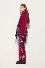 Pucci Oversized Colorblock Cardigan