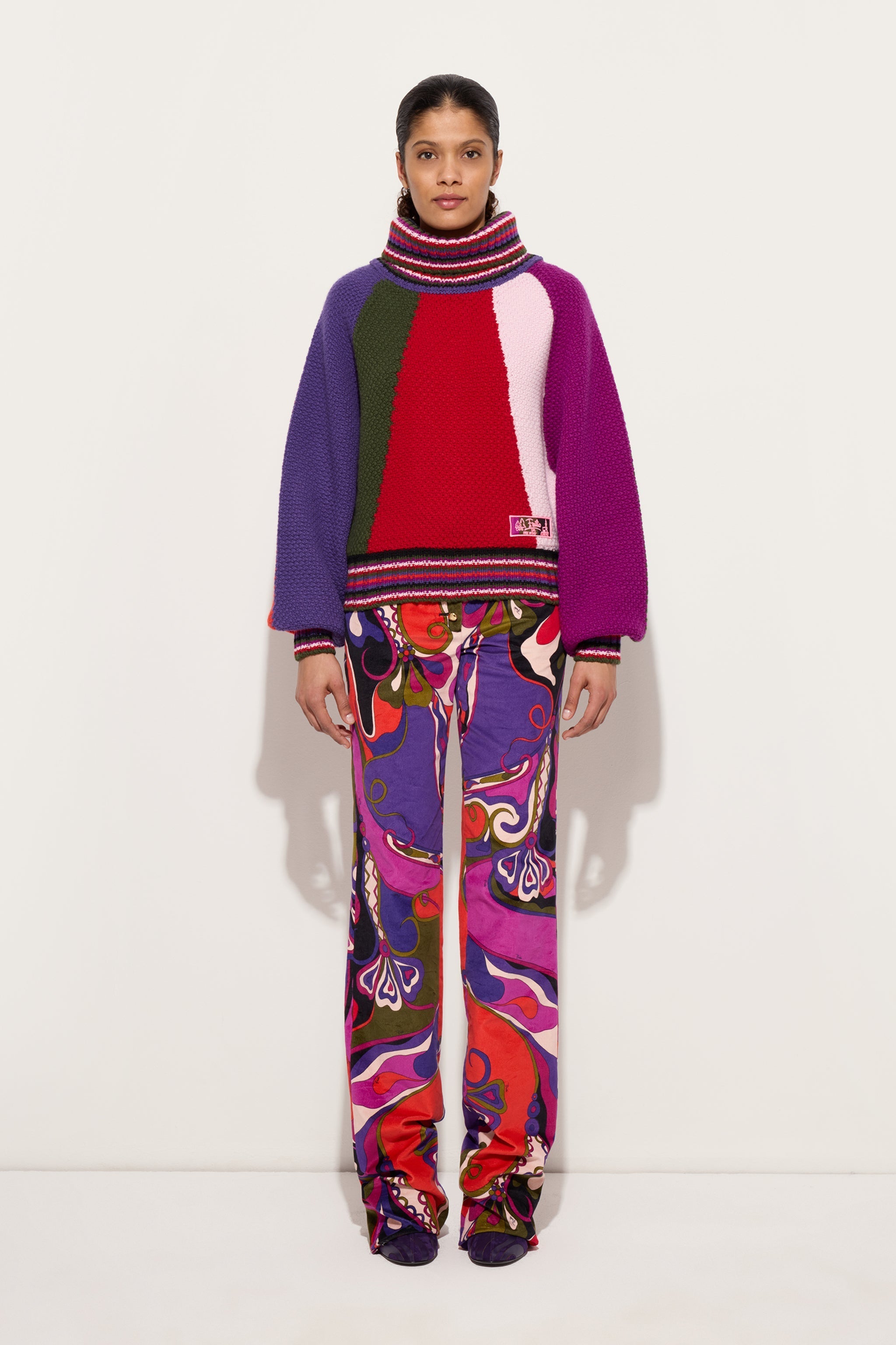 Pucci Color Block Sweater