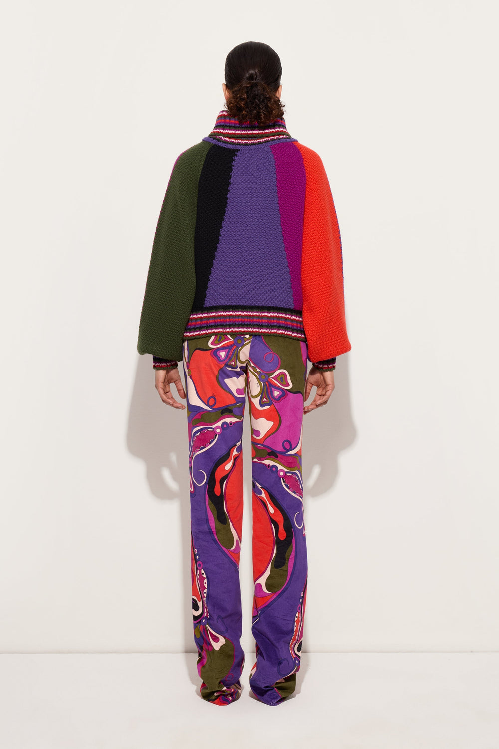 Pucci Color Block Sweater