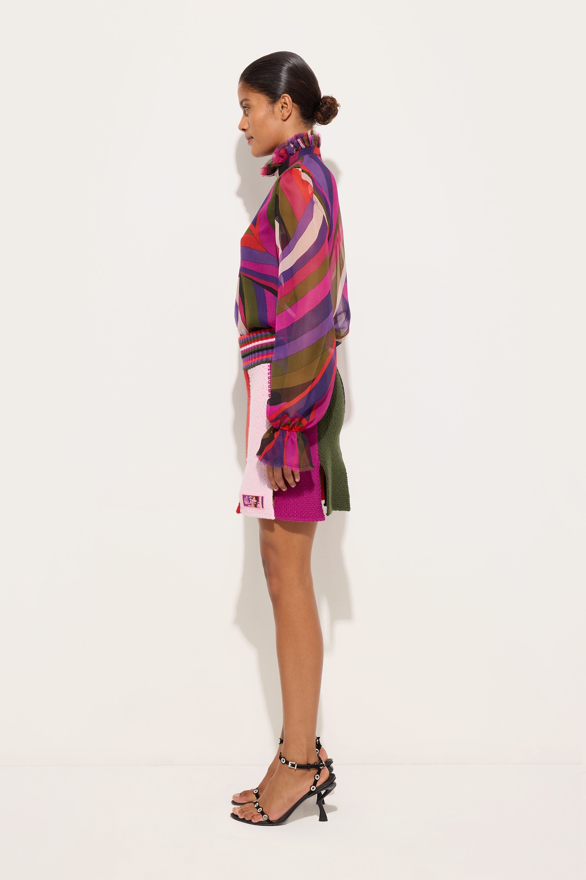 Pucci Colorblock Mini Skirt