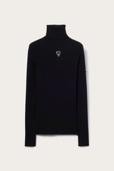 Pucci Logo-Appliqué Roll-Neck Sweater