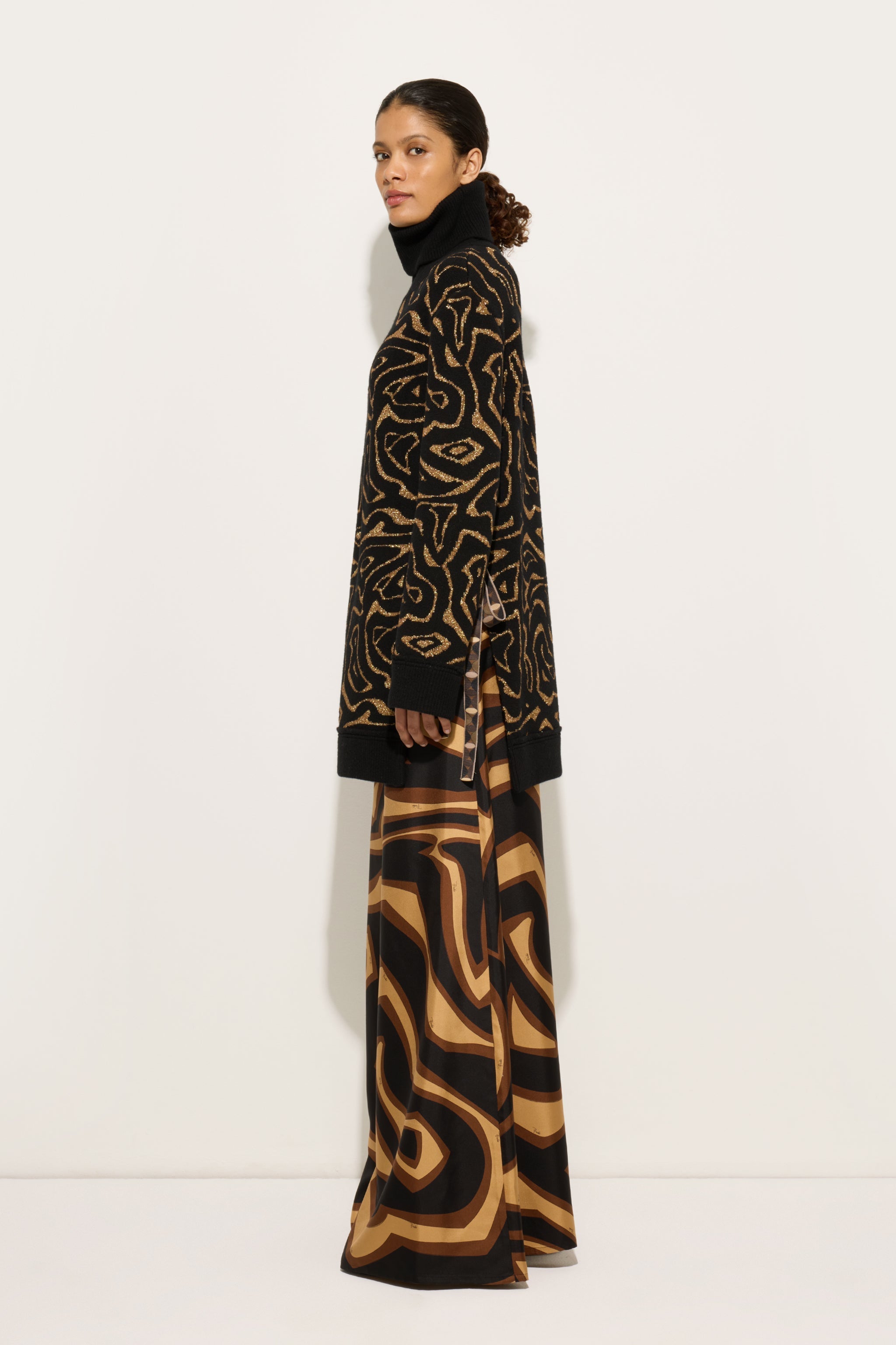 Pucci Labirinto Print Oversized Sweater