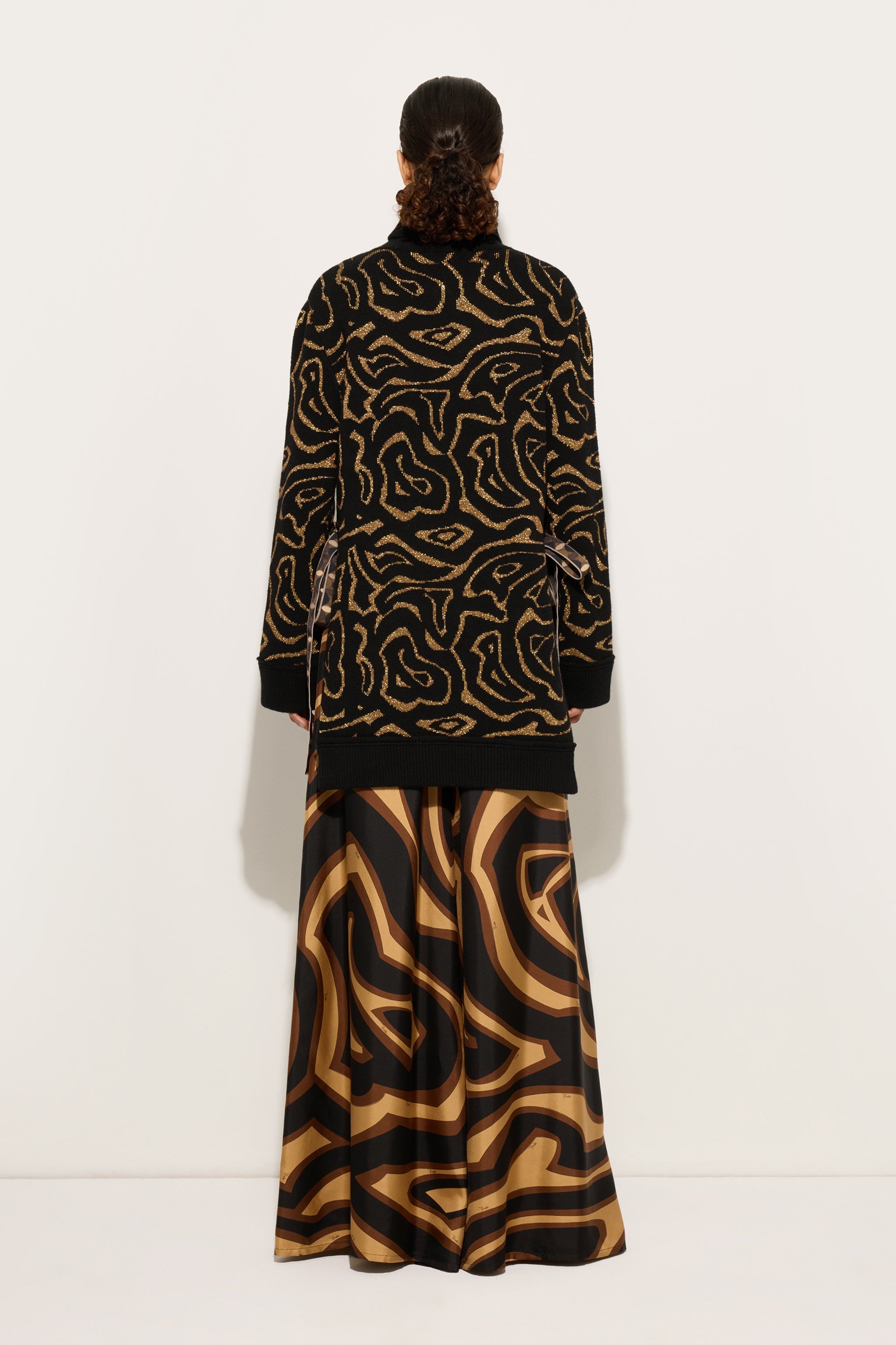 Pucci Labirinto Print Oversized Sweater