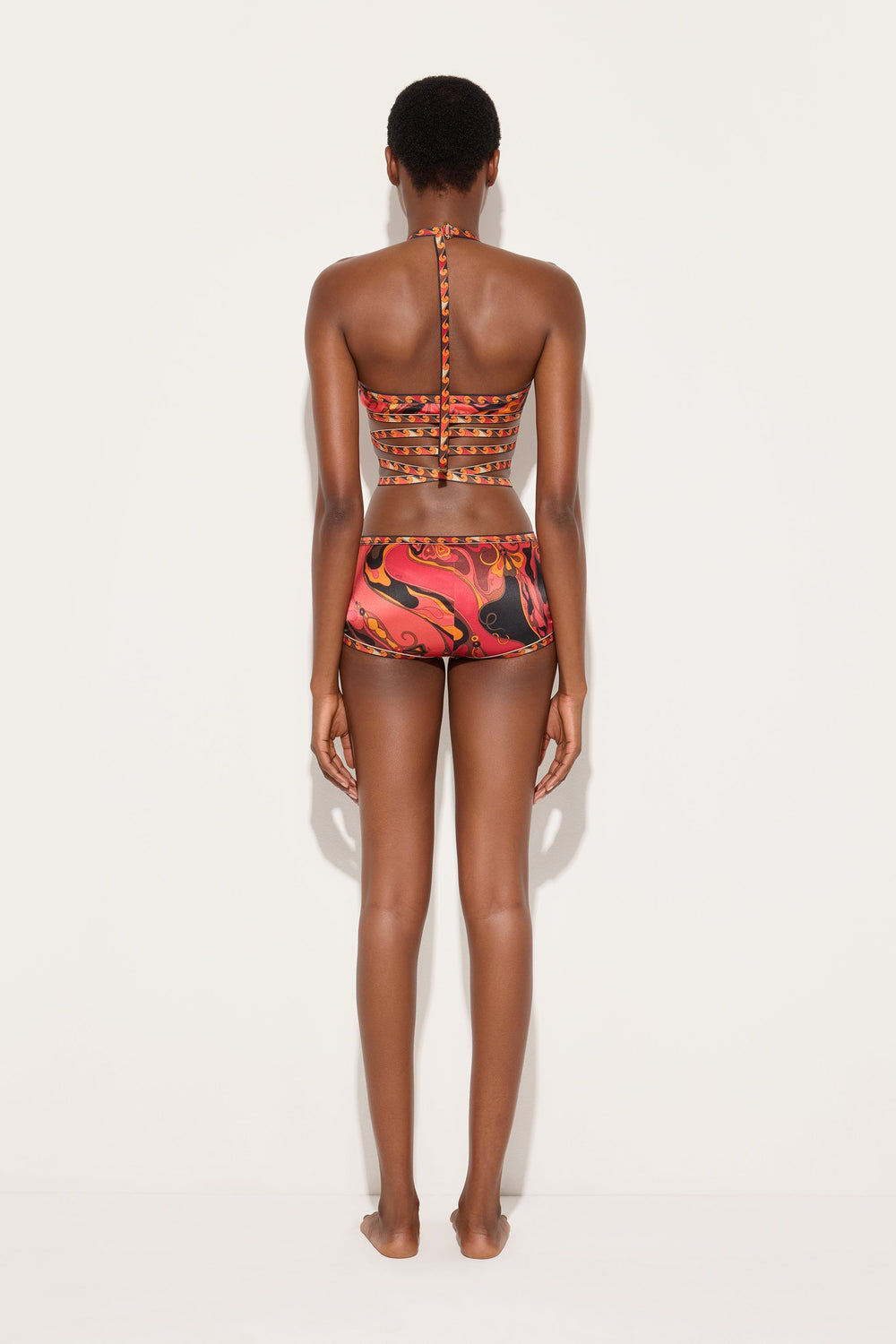 Pucci Orchidee Print Silk Coulotte