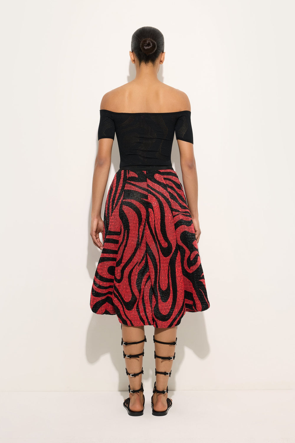Pucci Marmo Print Rafia Wide Pants