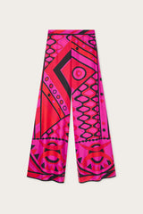 Pucci Vivara Print Silk Palazzo Pants