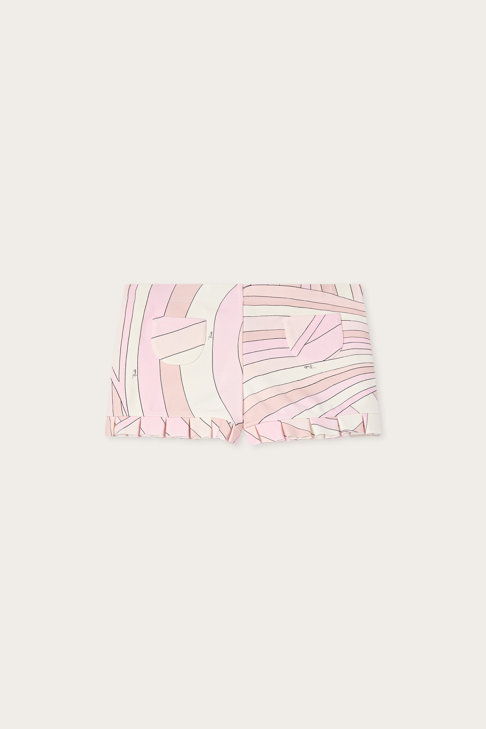 Pucci Iride Print Jersey Shorts