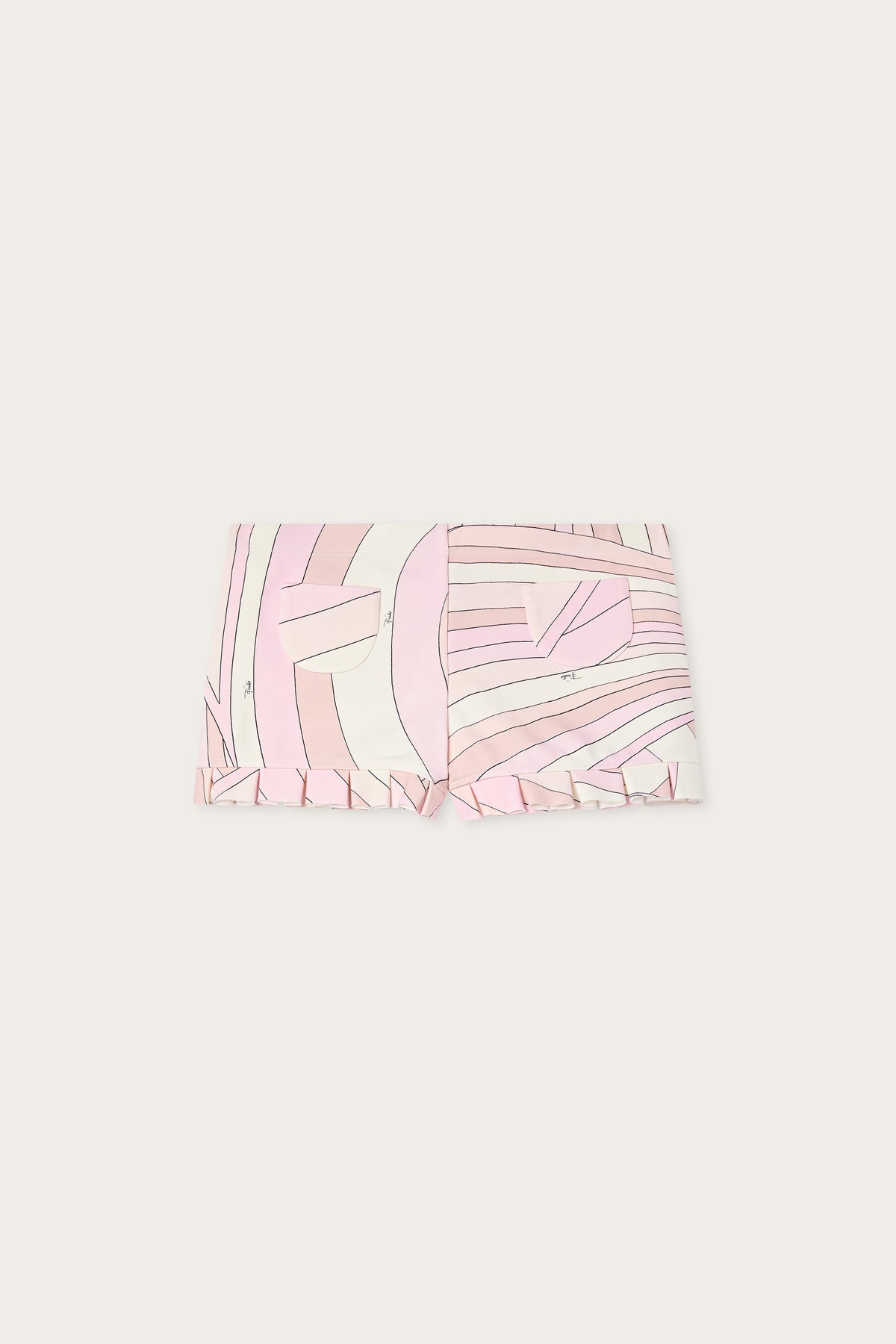 Pucci Iride Print Jersey Shorts