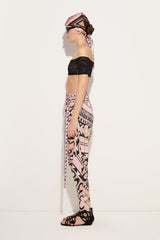 Pucci Flowing Pants with Printed Belt