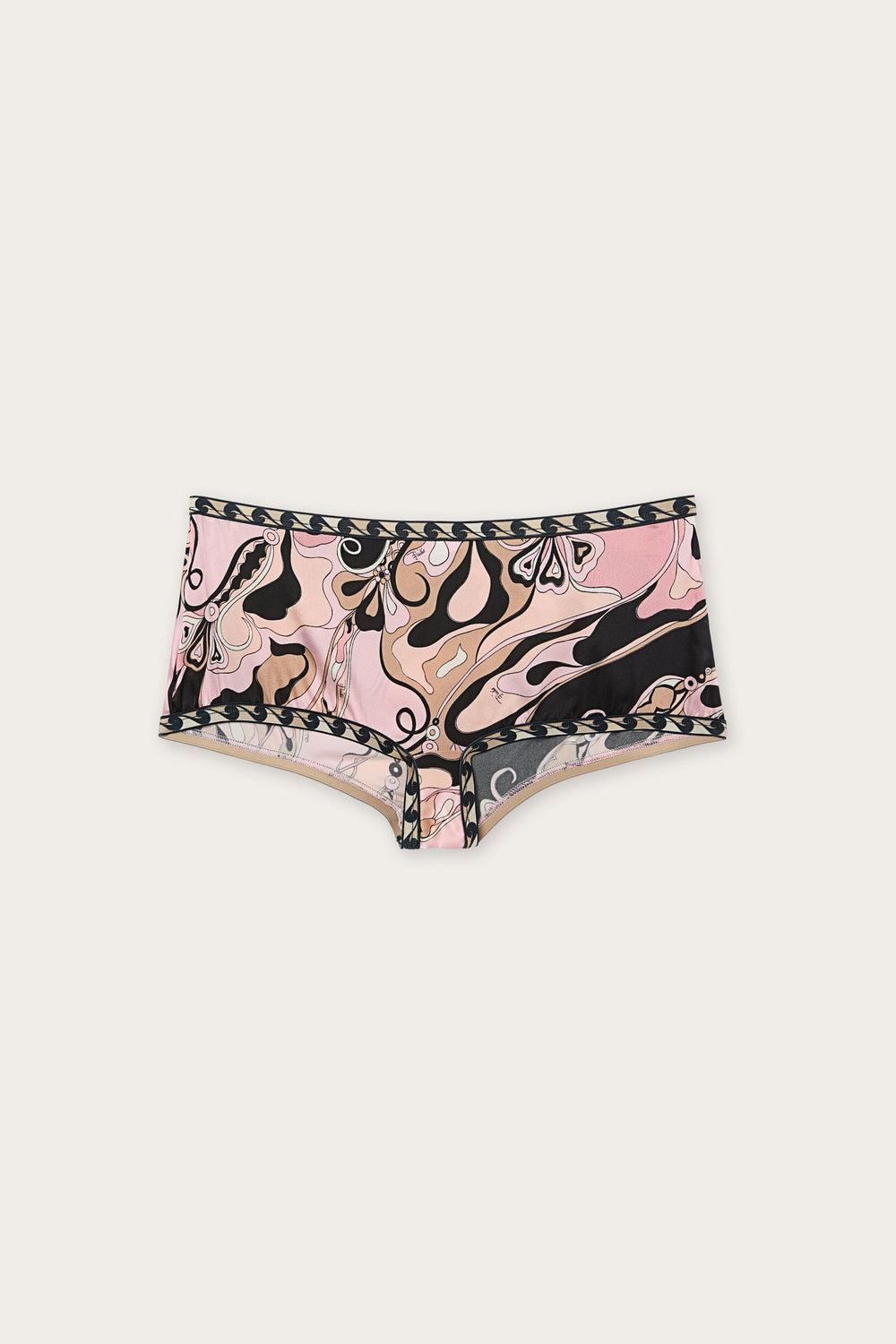 Pucci Orchidee Print Silk Satin Culottes