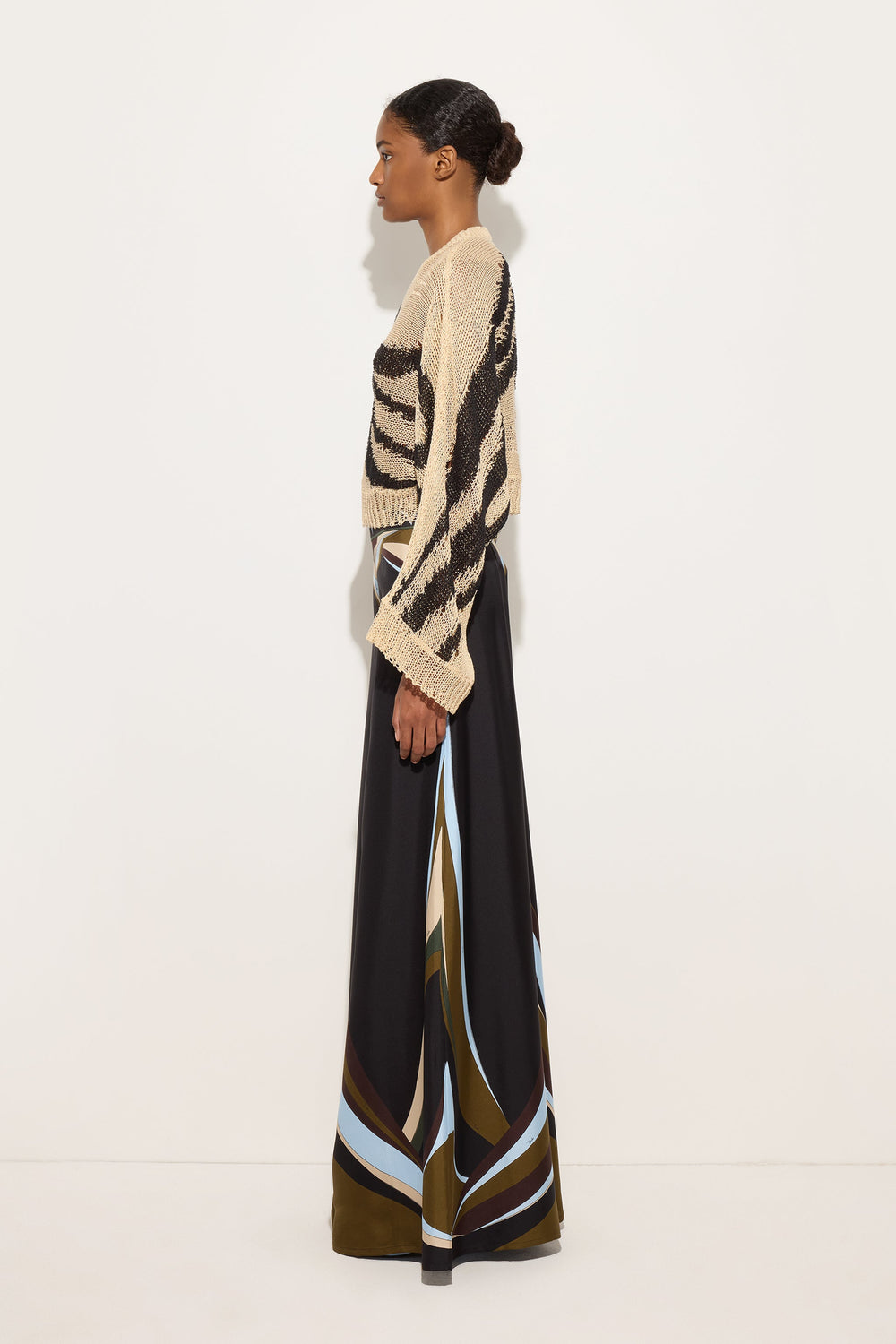 Pucci Fari Print Silk Palazzo Pants