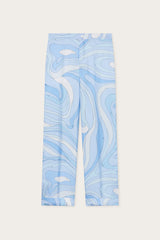 Pucci Marmo Print Silk Pants