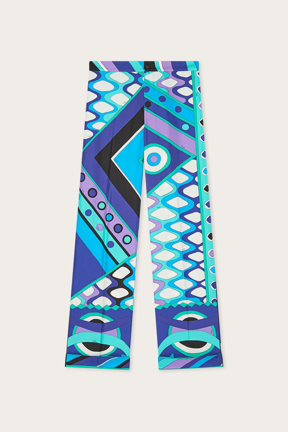 Pucci Vivara Print Silk Pants