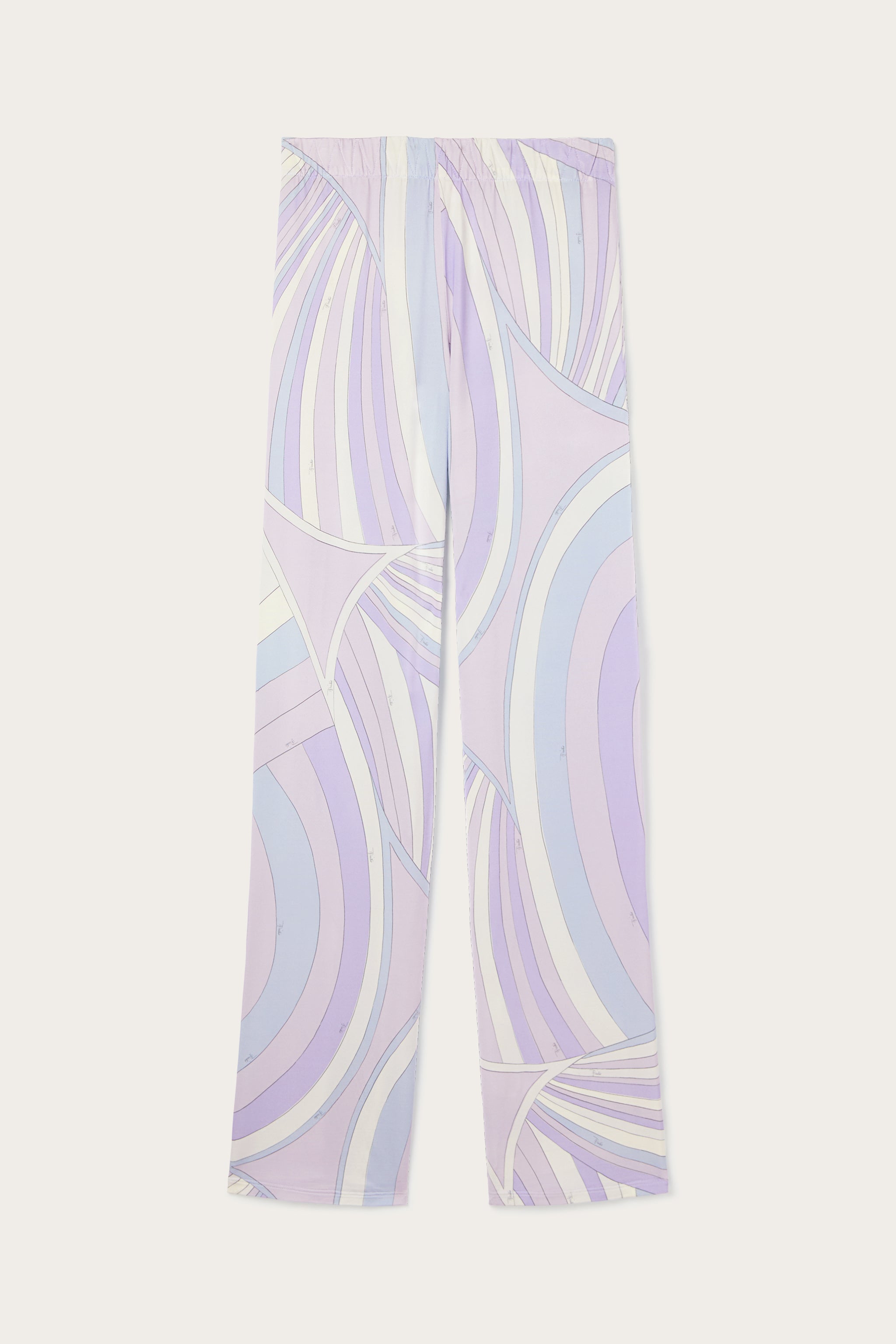 Pucci Iride Print Straight Trousers