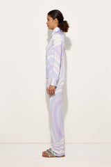 Pucci Iride Print Straight Trousers