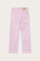 Pucci Marmo Print Wide Leg Denim