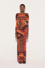 Pucci Vivara Print Long Tulle Skirt