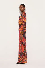 Pucci Vivara Print Long Tulle Skirt