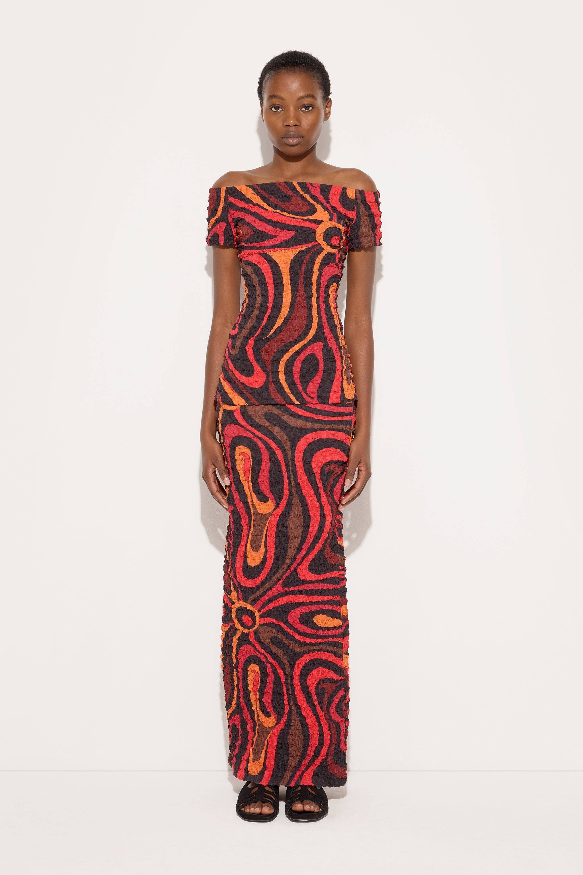 Pucci Marmo Print Shibori Skirt