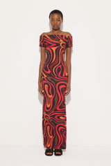 Pucci Marmo Print Shibori Skirt