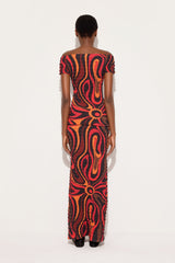 Pucci Marmo Print Shibori Skirt