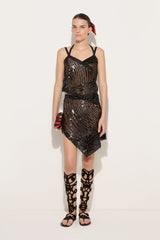 Pucci Embroidered Tulle Scarf Skirt
