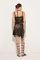 Pucci Embroidered Tulle Scarf Skirt