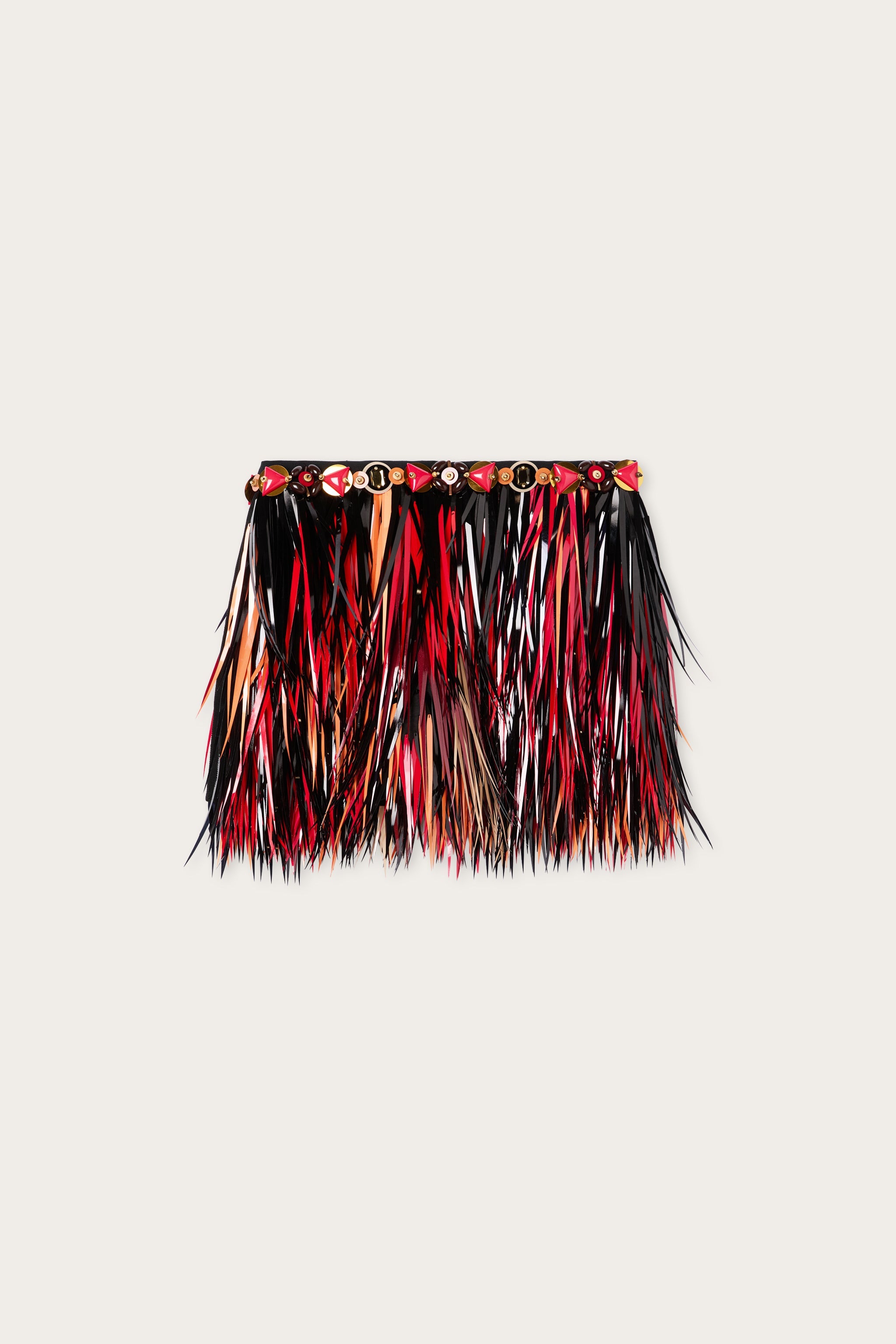 Pucci Embroidered Skirt with Jeweled Belt