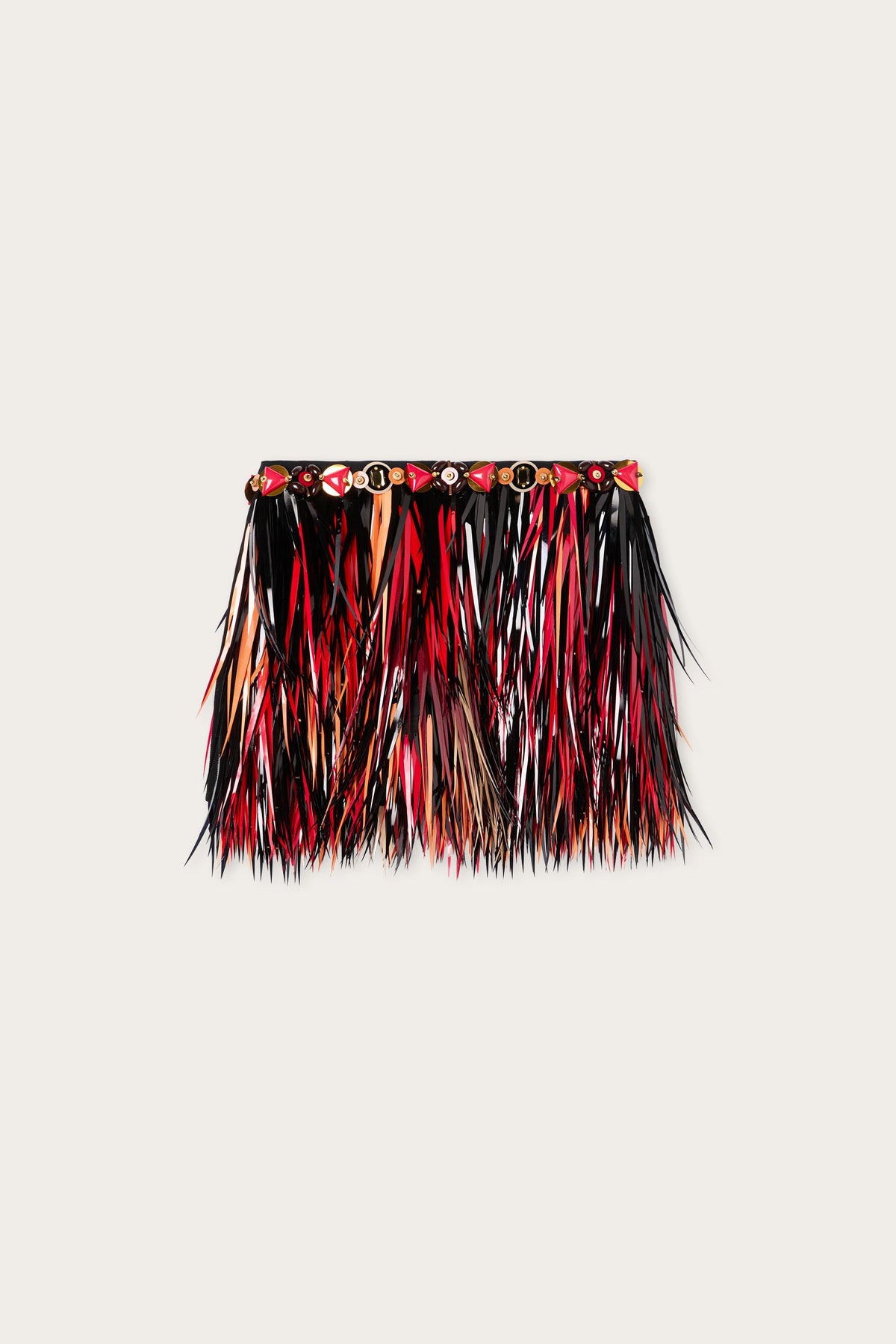 Pucci Embroidered Skirt with Jeweled Belt