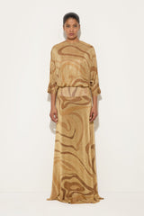 Pucci Marmo Print Lamè Skirt