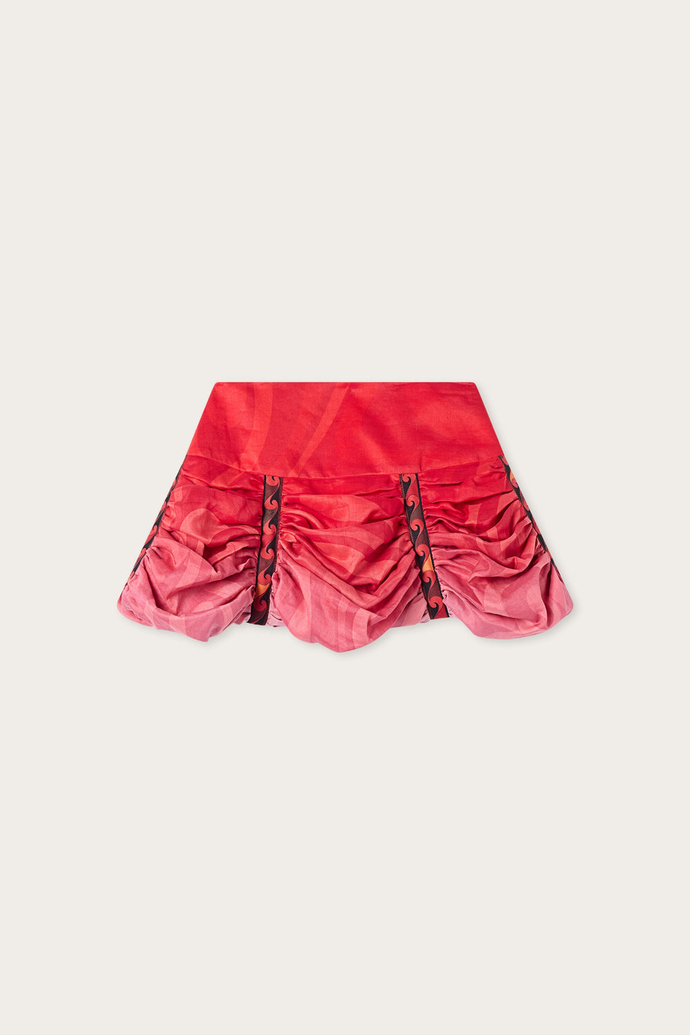 Pucci Marmo Gradient Print Ramie Skirt