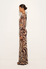Pucci Marmo Print Long Tulle Skirt
