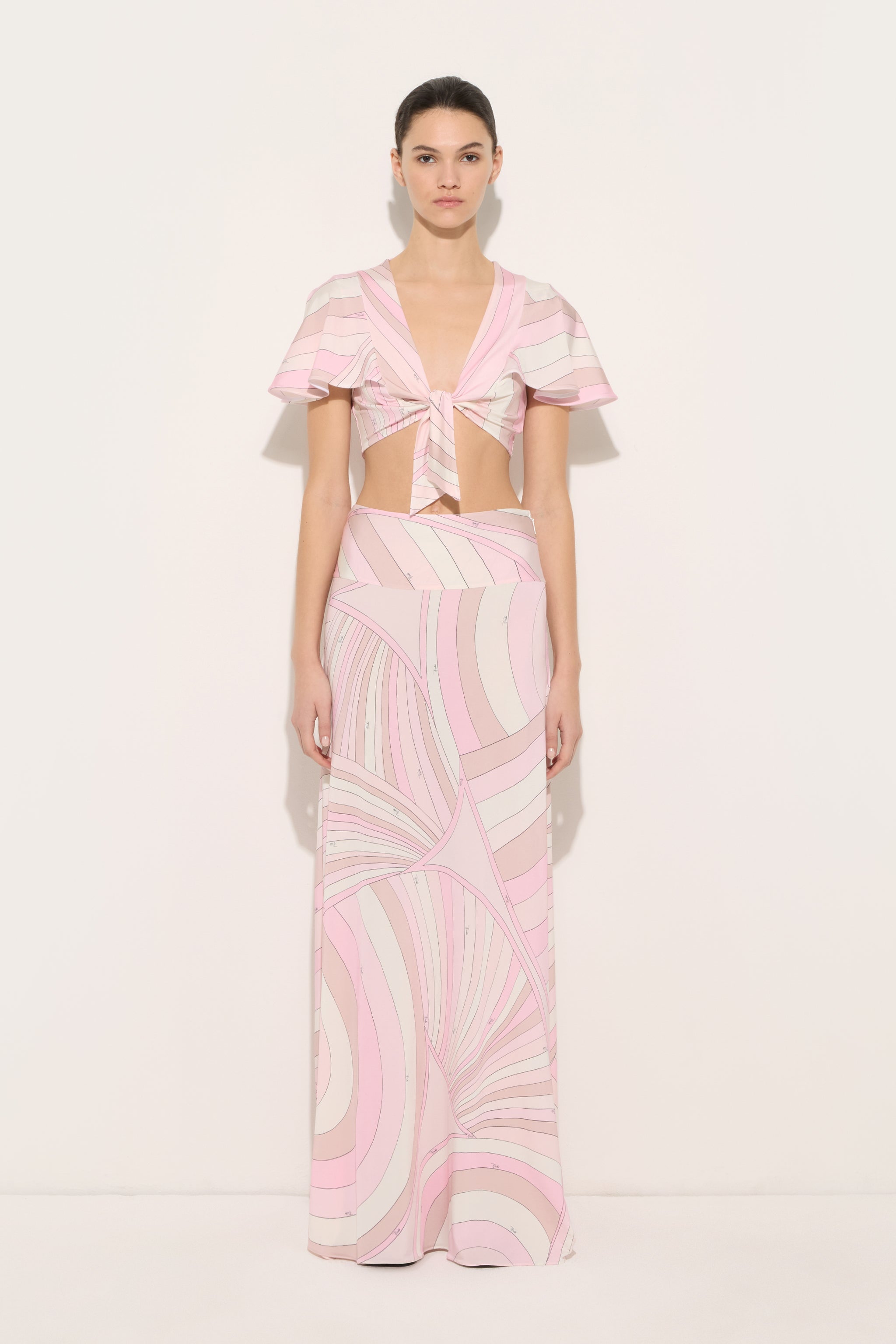 Pucci Iride Print Jersey Skirt