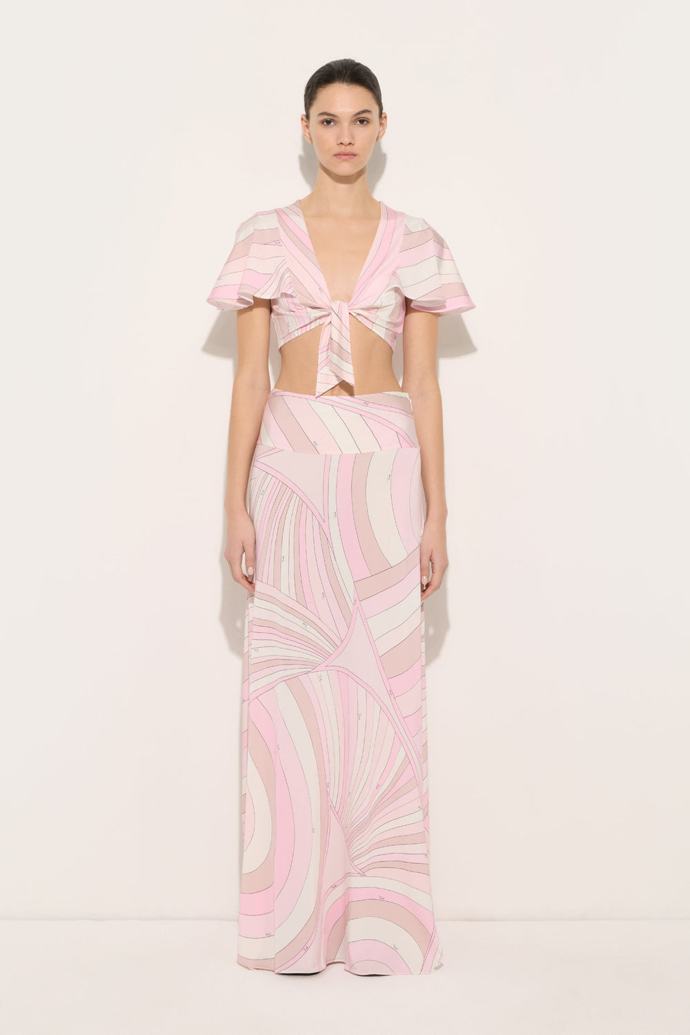 Pucci Iride Print Jersey Skirt