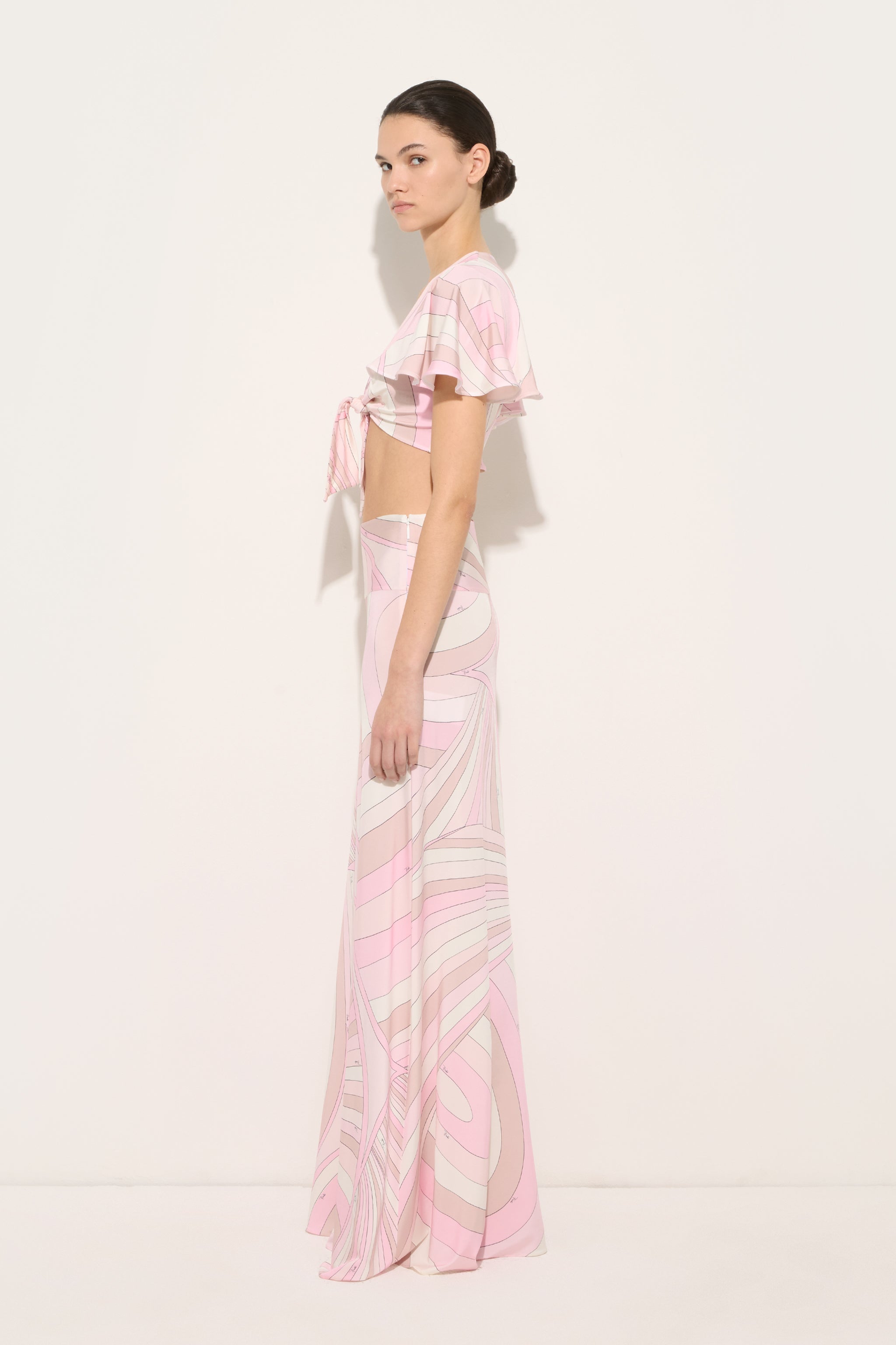 Pucci Iride Print Jersey Skirt