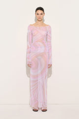 Pucci Iride Print Tulle Skirt