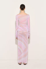 Pucci Iride Print Tulle Skirt