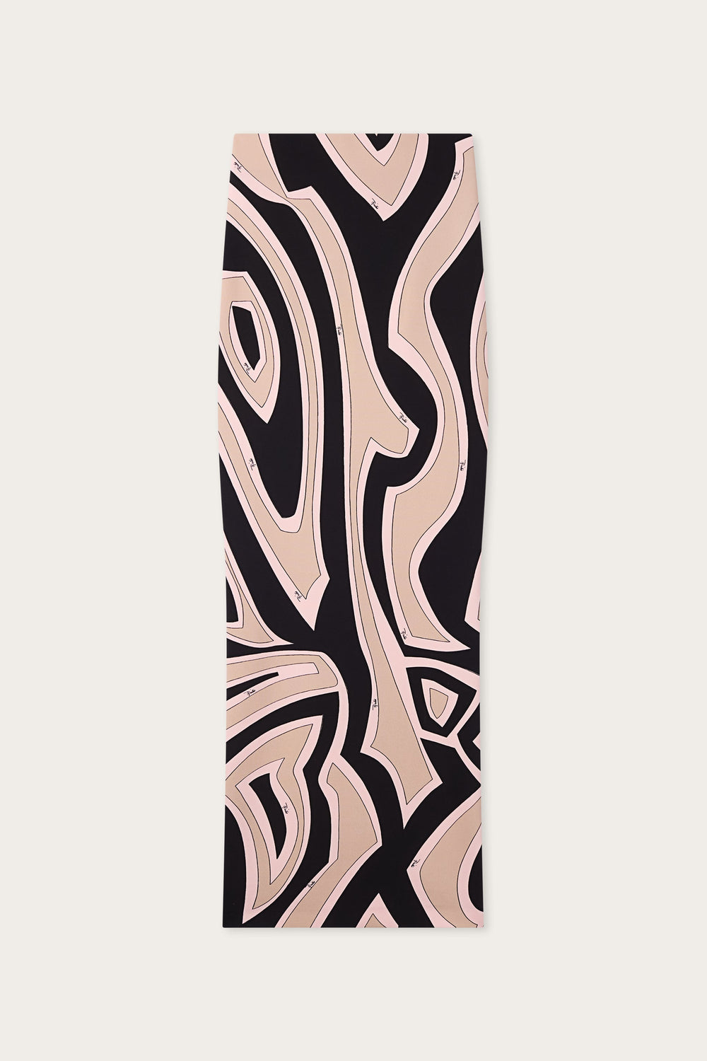 Pucci Labirinto Print Long Fitted Skirt