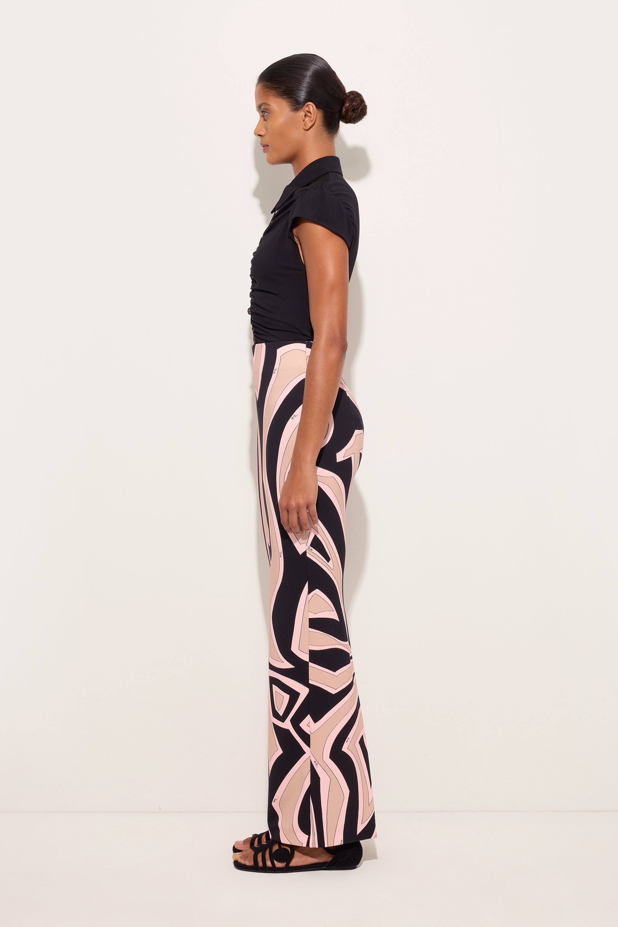 Pucci Labirinto Print Long Fitted Skirt