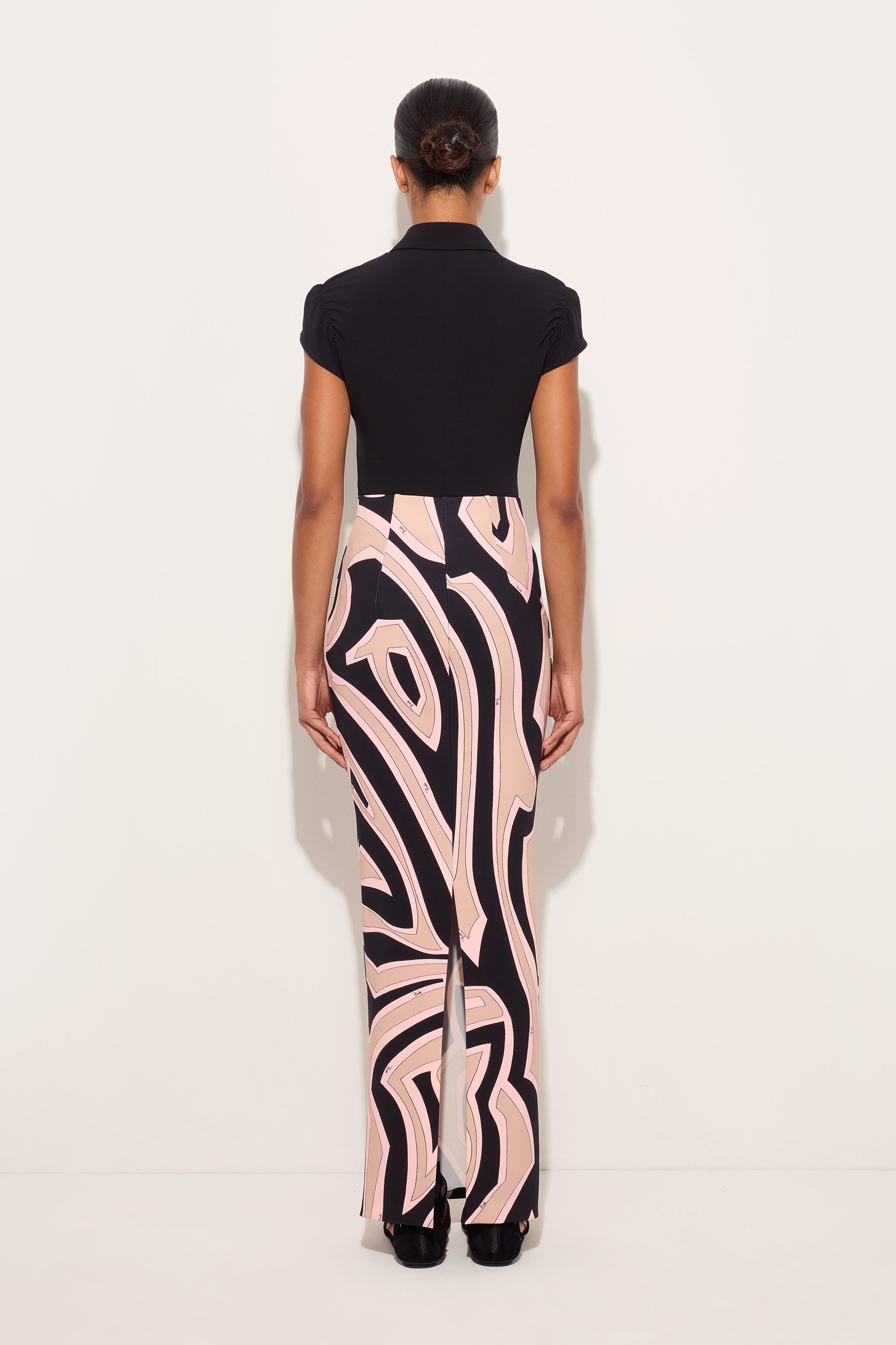 Pucci Labirinto Print Long Fitted Skirt