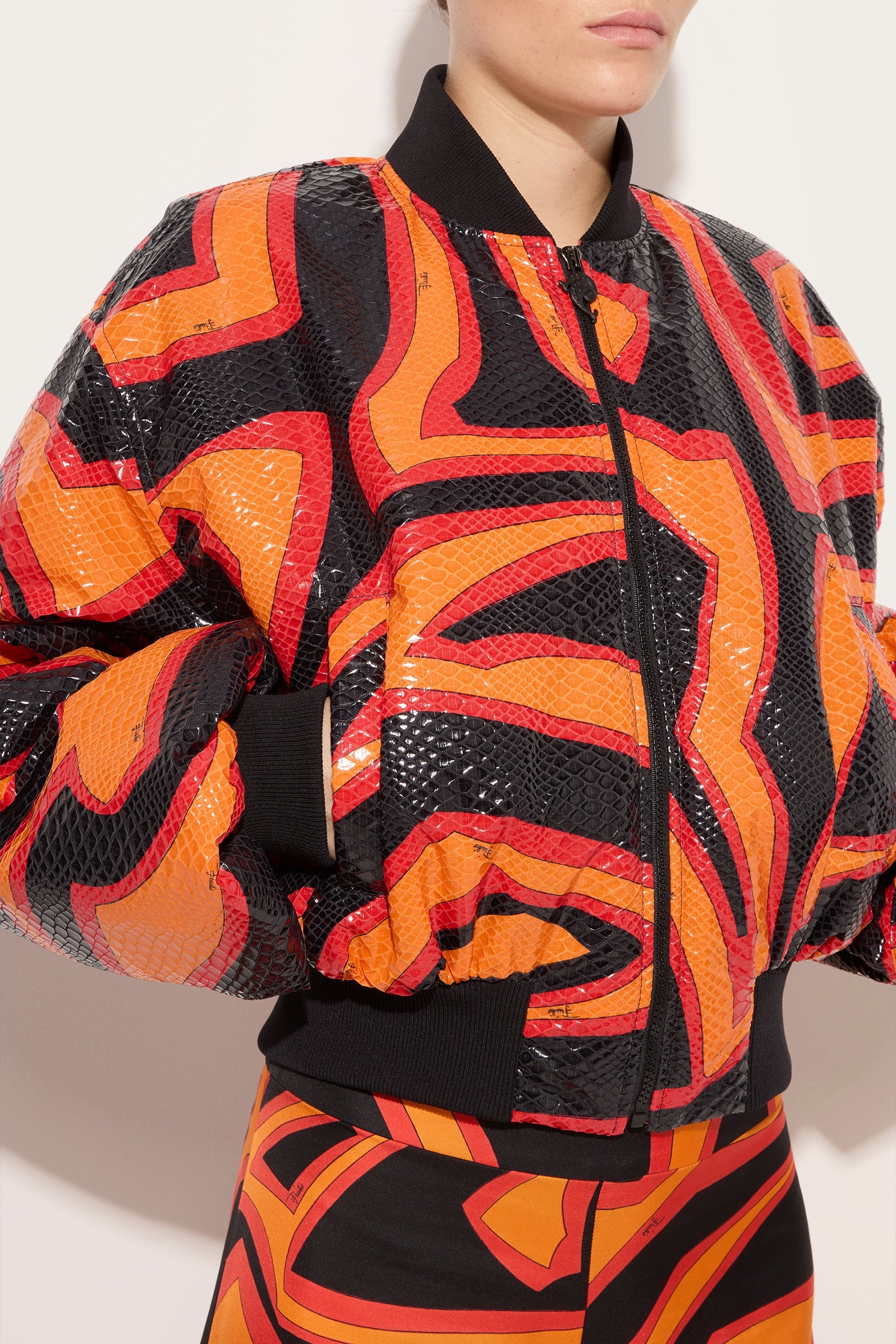 Pucci Labirinto Print Bomber Jacket