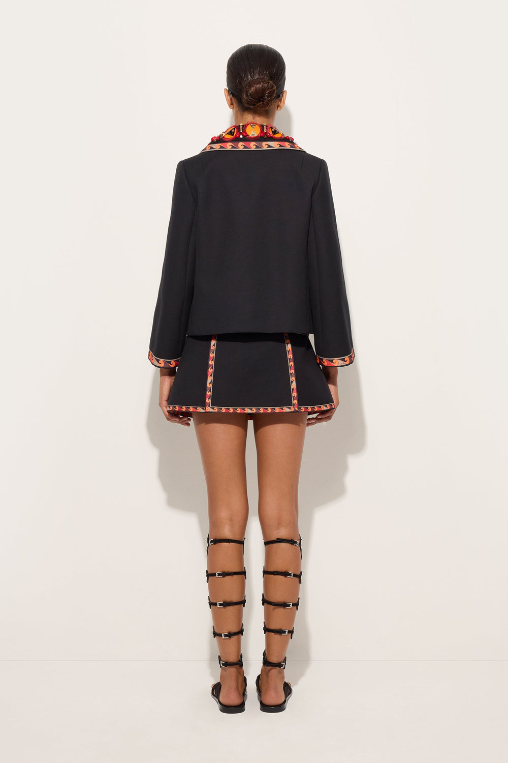 Pucci Cotton Jacket with Embroidered Collar