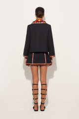 Pucci Cotton Jacket with Embroidered Collar