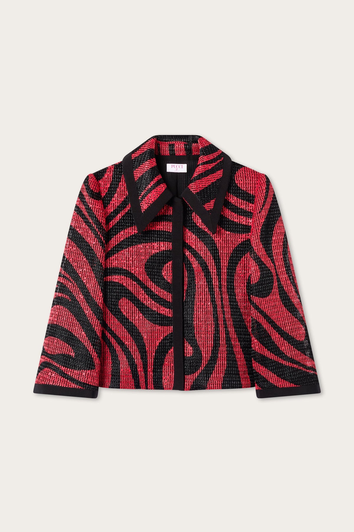 Pucci Printed Rafia Net Jacket