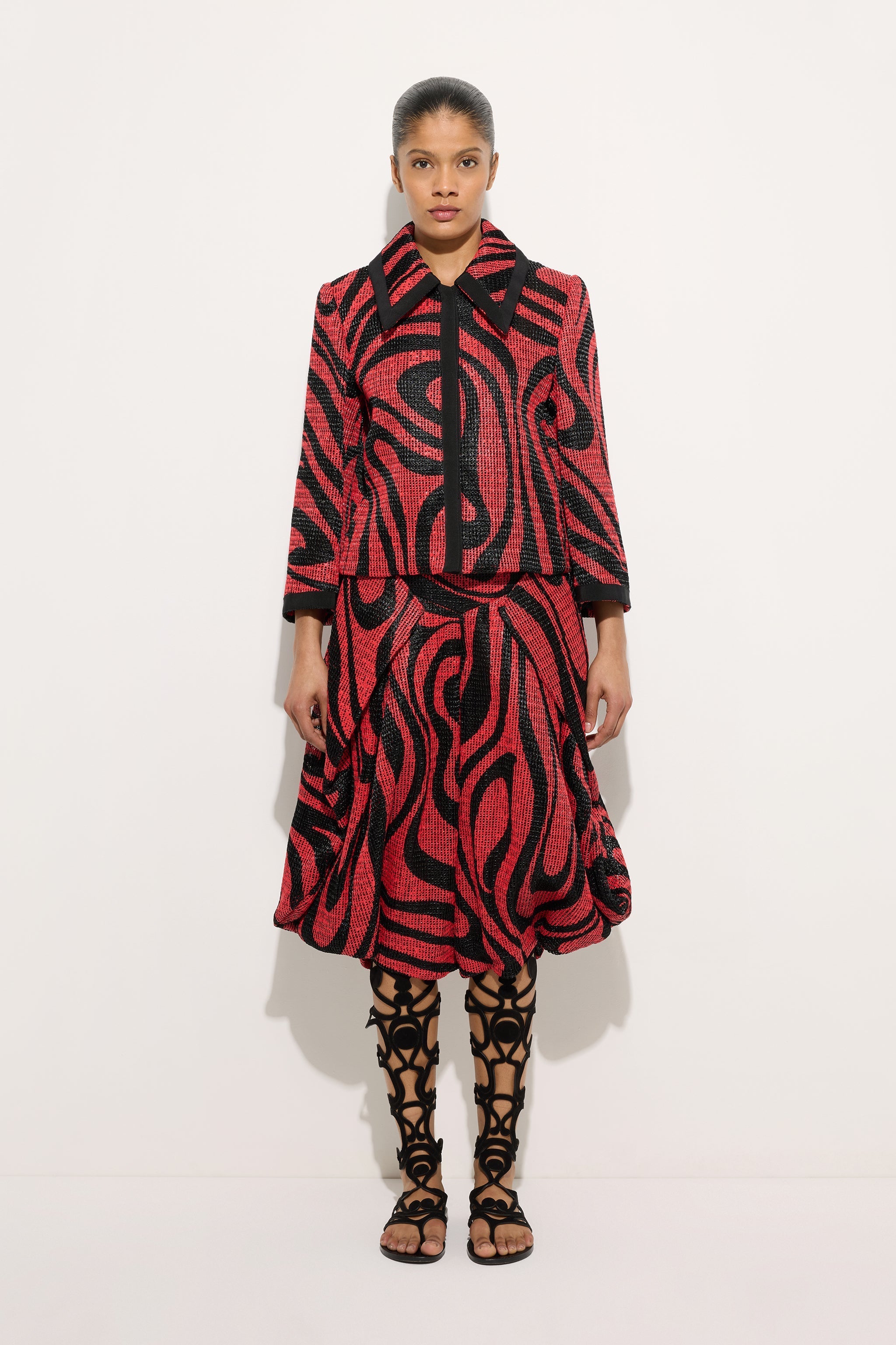 Pucci Printed Rafia Net Jacket
