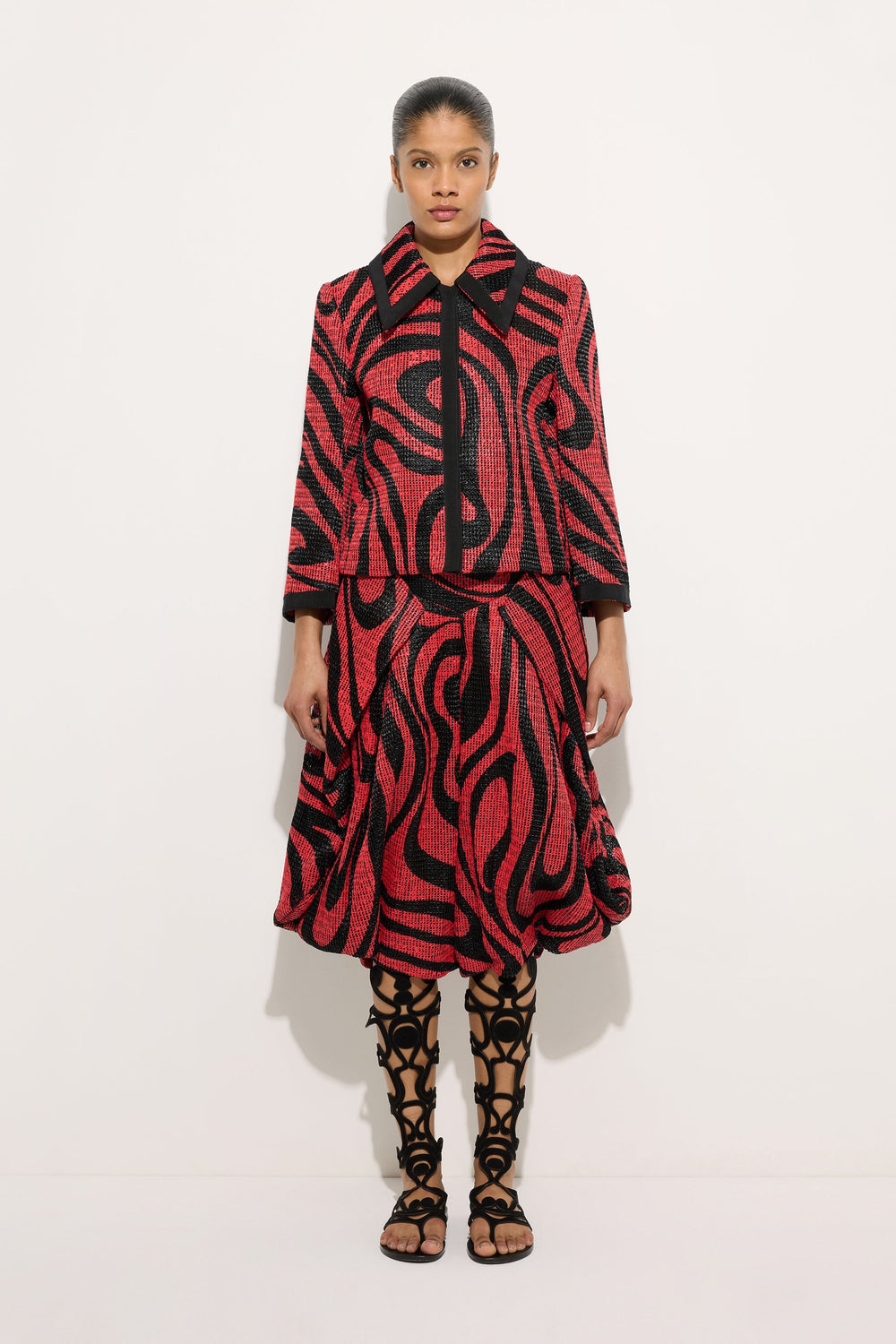 Pucci Printed Rafia Net Jacket